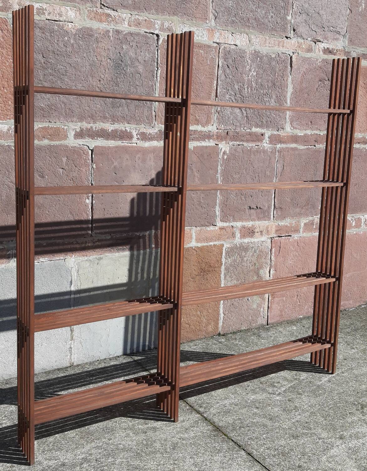 Scandinavian wall shelf (or bookcase), 60s/70s