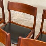 6 Scandinavian Scandinavian Scantic Mobelvaerk chairs