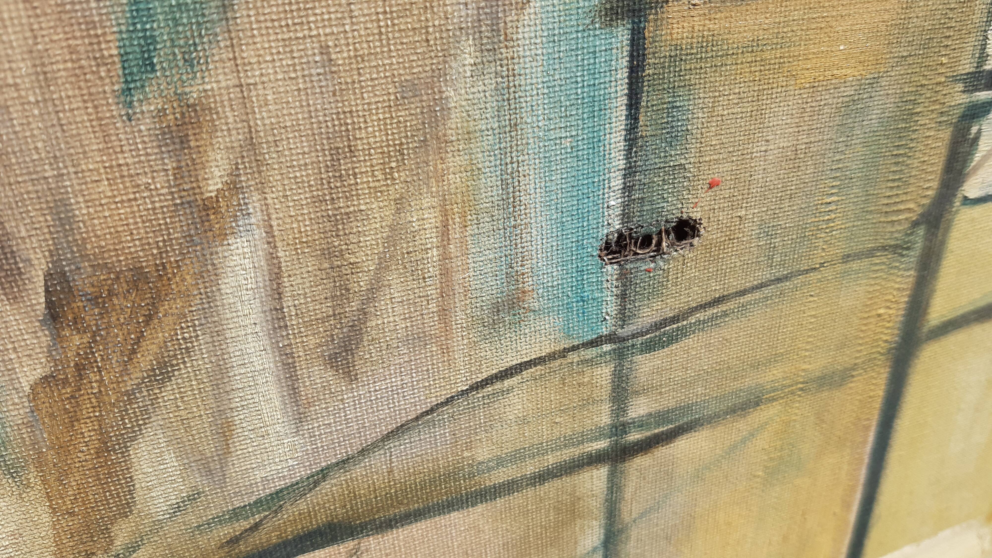 Oil on canvas "Montmartre" by Guy le Florentin