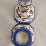 Quimper candle holders