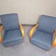 Pair of armchairs designed by K. Koželka & Antonín Kropáček for  Interier Praha Czechoslovakia 1950.