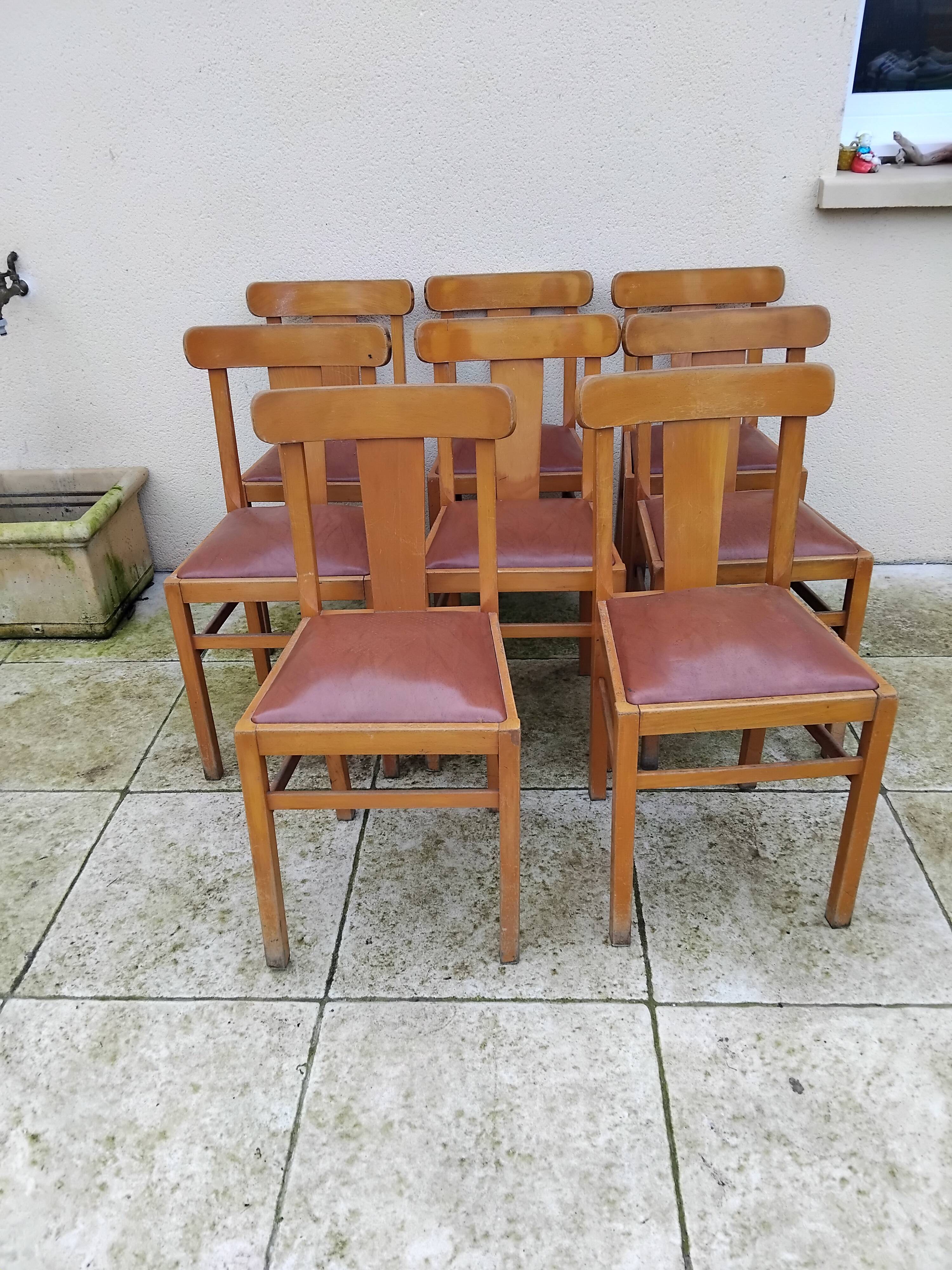8 inseparable elf vintage bistro chairs