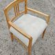 Pair of Jugendstil armchairs in solid ash and sheepskin 1910