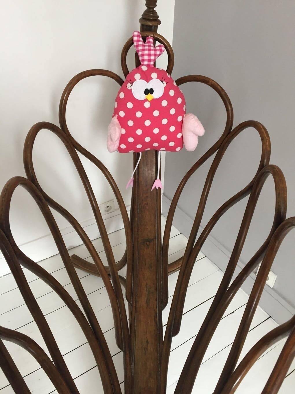 Vintage bentwood baby crib