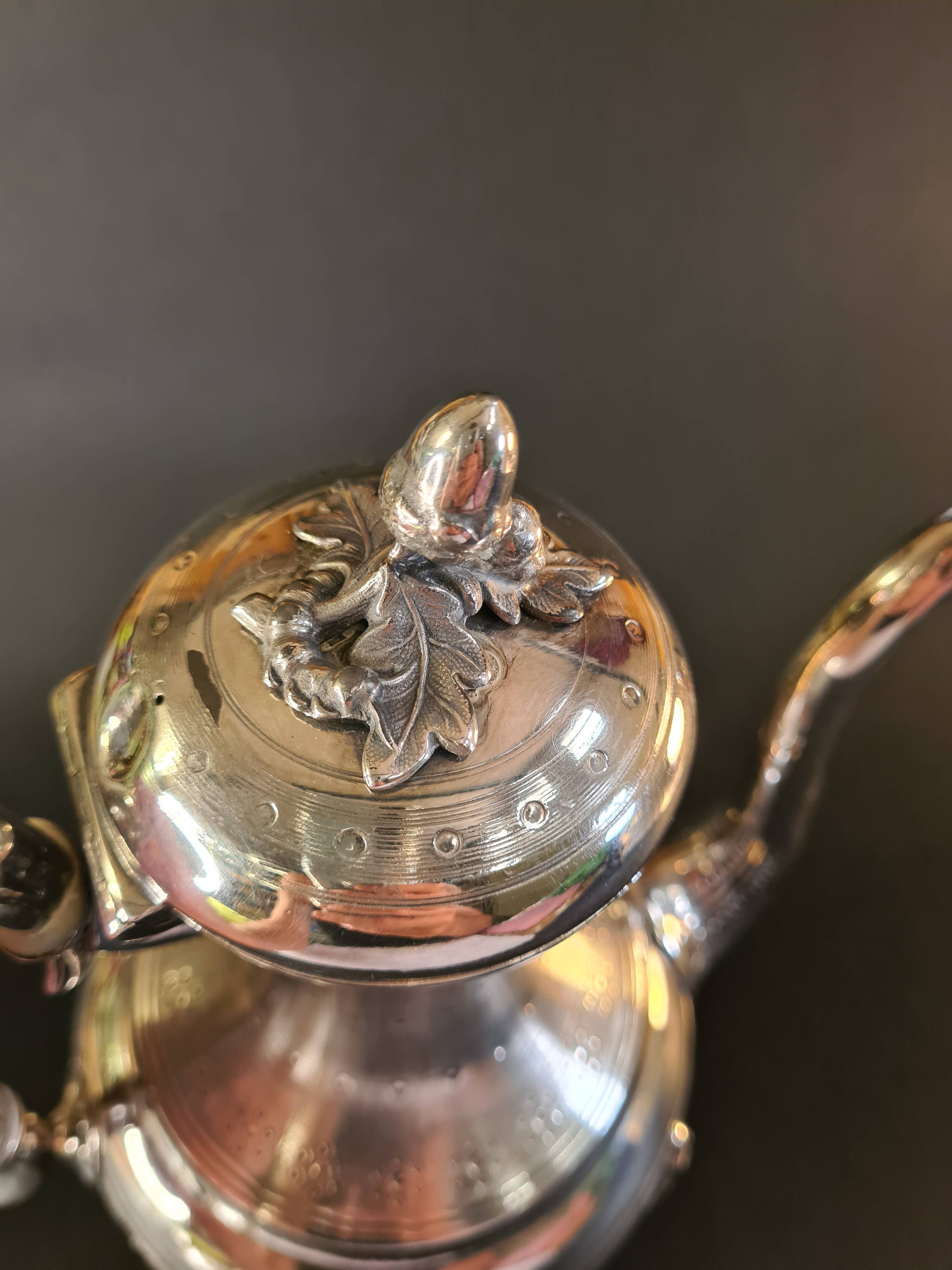 Antique silver-plated pitcher – Louis XVI style