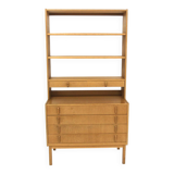 Scandinavian oak bookcase, Bertil Fridhagen, Bodafors, Sweden, 1960