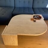 Roche Bobois “eye” travertine table