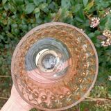 Pendant Lamp Aged Pink Glass
