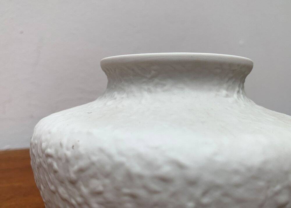 German ceramic vase mid-century style from Porzellanfabrik Metzler & Ortloff, 1960s