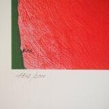 Kasimir Malevich: Smiling portrait, signed lithograph (Mourlot)