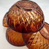 Amber glass bowls worked