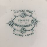 6 hollow plates Saint Amand - Anémone decor