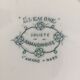 6 hollow plates Saint Amand - Anémone decor