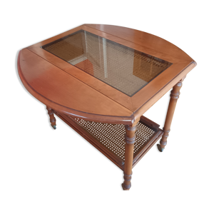 Table desserte merisier