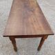 Table de ferme rustique en noyer -1m70