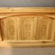 Oak and walnut bar