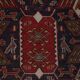 Vintage Turkish kilim handwoven 123x193 cm