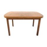 Scandinavian walnut dining table Sweden 1960