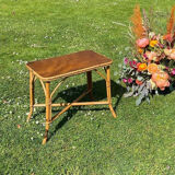 Side rattan table