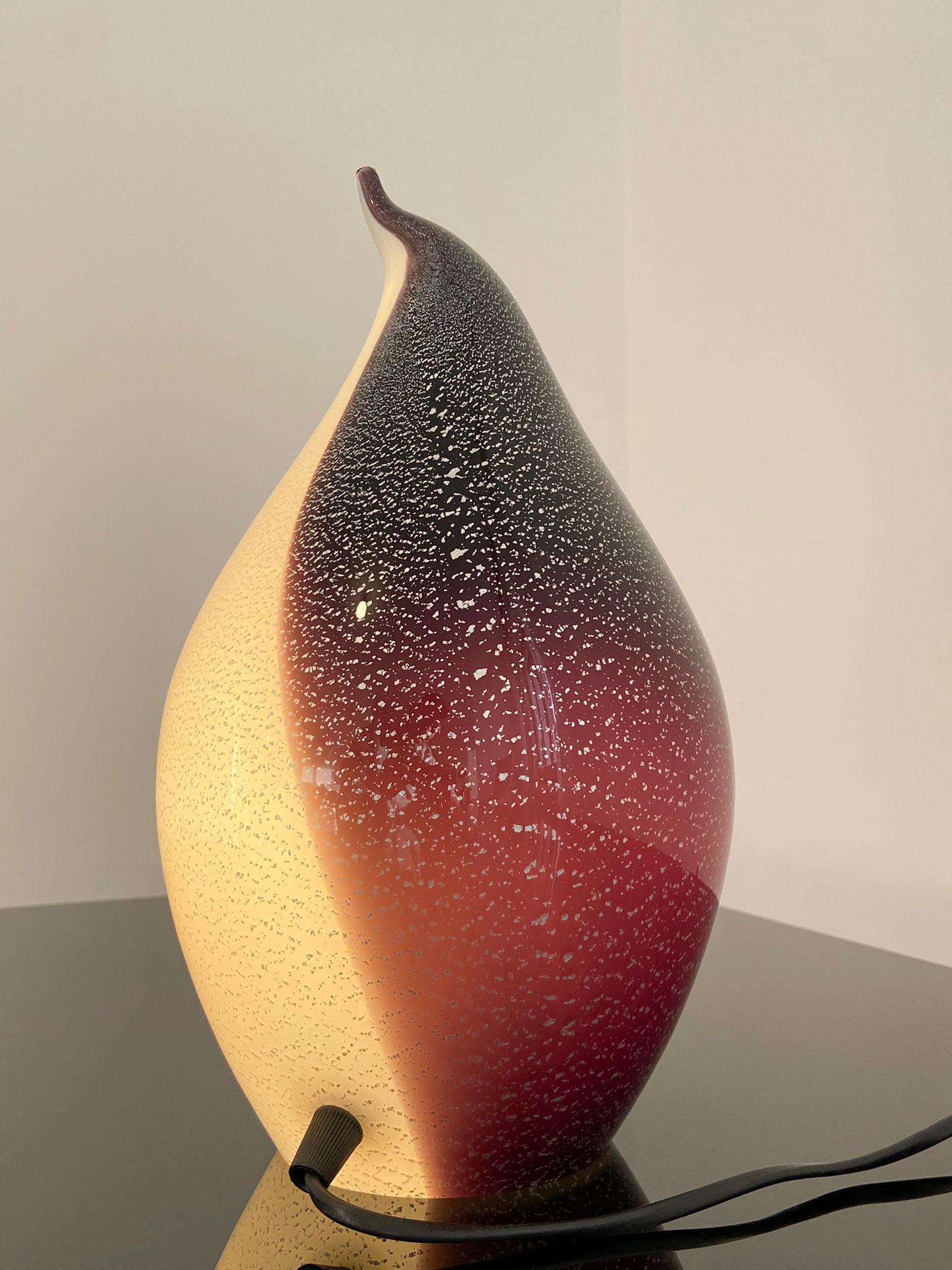 Penguin lamp in Murano glass, Italy, 80s