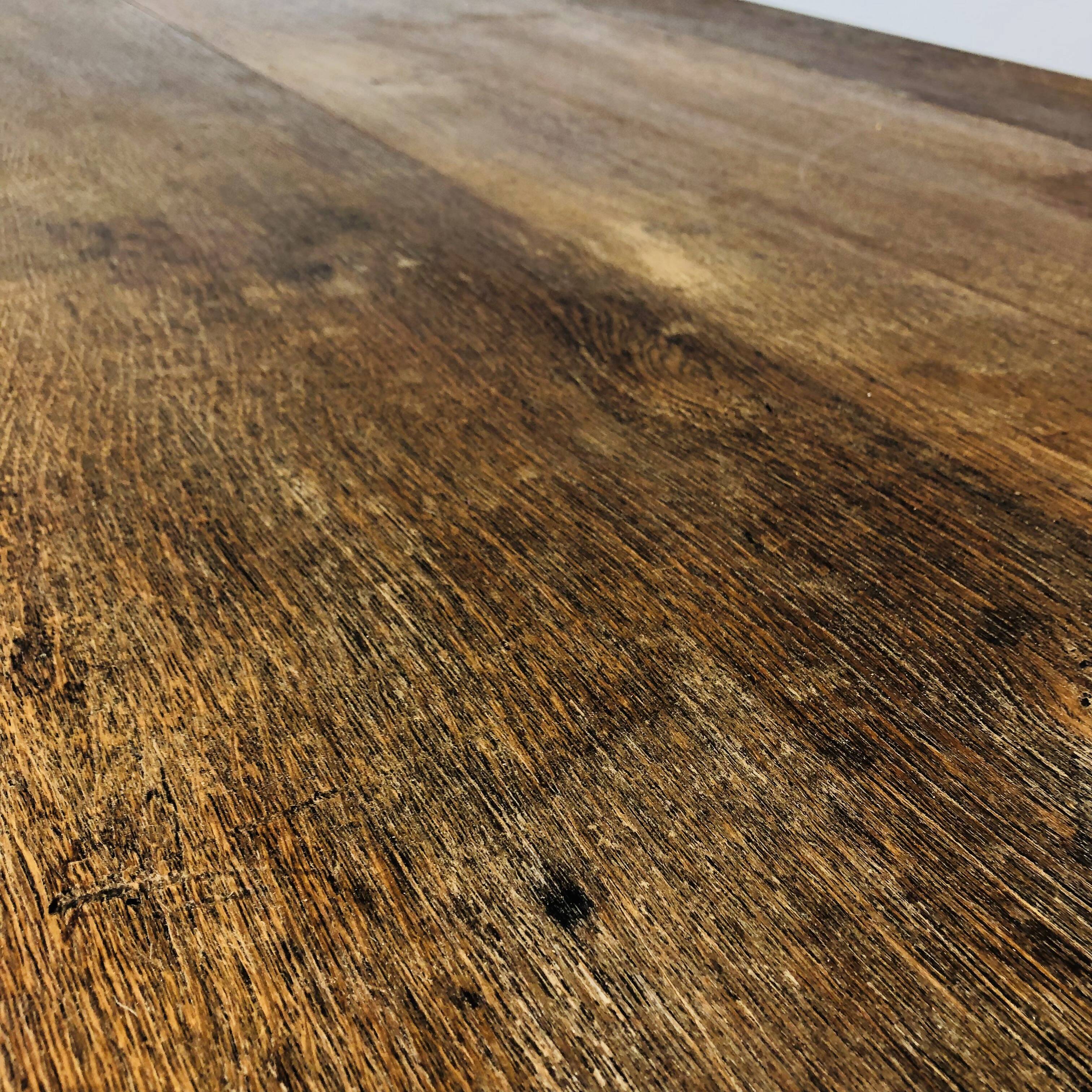 17th century oak bakers table