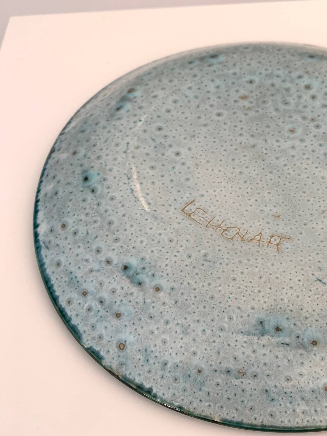 Dish signed Le Henaff