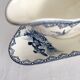 Antique ironstone sauceboat “Summer” Clairefontaine
