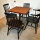 Set of 4 scandinavian chairs mismatched