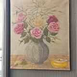 Oil painting flowers