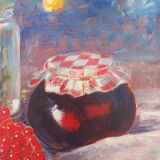 Oil painting still life