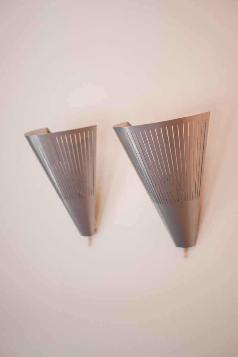Klyka modernist wall lights from the mid-century by Ikea, Sweden, 1987, set of 2.