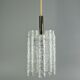 60s 70s doria lamp light ceiling lamp hanging lamp space age design glass