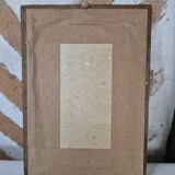 Framed botanical illustration of columbine