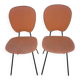 Metal & skaï chairs 60s