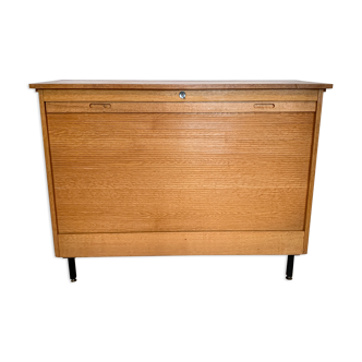 Notary curtain binder cabinet