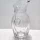 Vintage Transparent Crystal Pitcher Attr. to Baccarat
