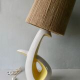 Freeform lamp in two-tone ceramic, Ceramidi, 60s