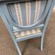 Louis XVI Style Chair / Medallion Painted in Blue