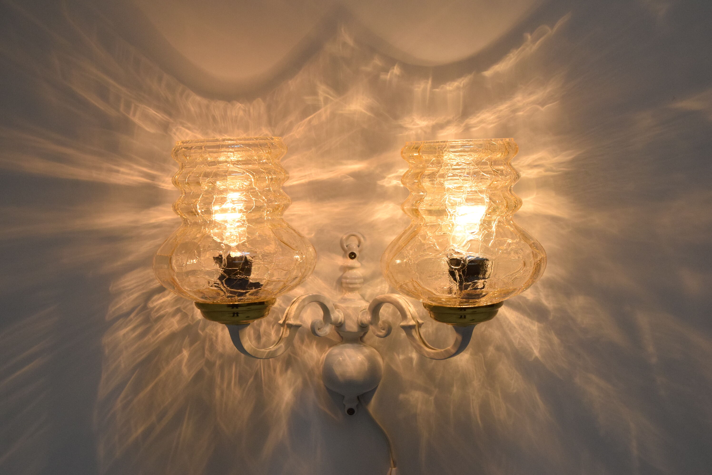 Mid-century wall lamp,Czechoslovakia,1970