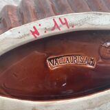 Fruit cup in enamelled ceramic stamped Vallauris, vintage 1960