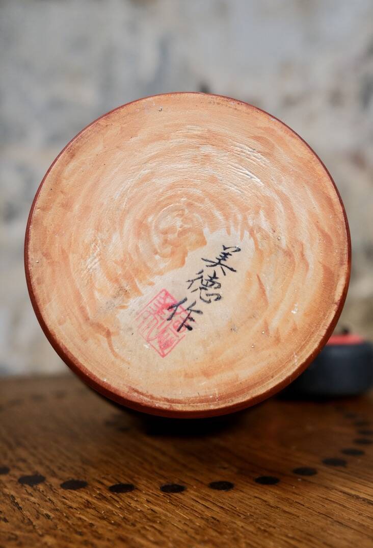 Sosaku Kokeshi colorée par Bitoku, Japon, 1970s