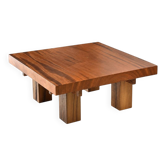 Exotic wood coffee table - model cent-six - timeless design