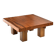 Exotic wood coffee table - model cent-six - timeless design