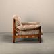 Lounge Chair Suede Leather