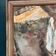 Swedish Original Oil on Canvas – "Abstract Composition" by Eivor Lindberg – 1967 – Signed – Vintage and Framed – 68 × 52 cm (26.8 in × 20.5 in)