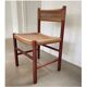 Beautiful chair, wooden frame with papercord seat and backrest
