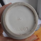 Glazed earthenware vase