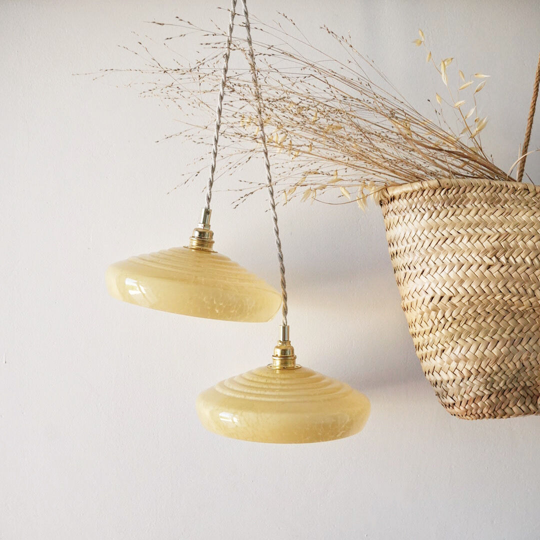 Clichy glass pendant light