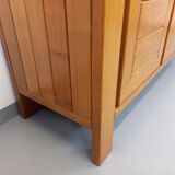 Vintage Maison Regain elm wardrobe from the 70s and 80s