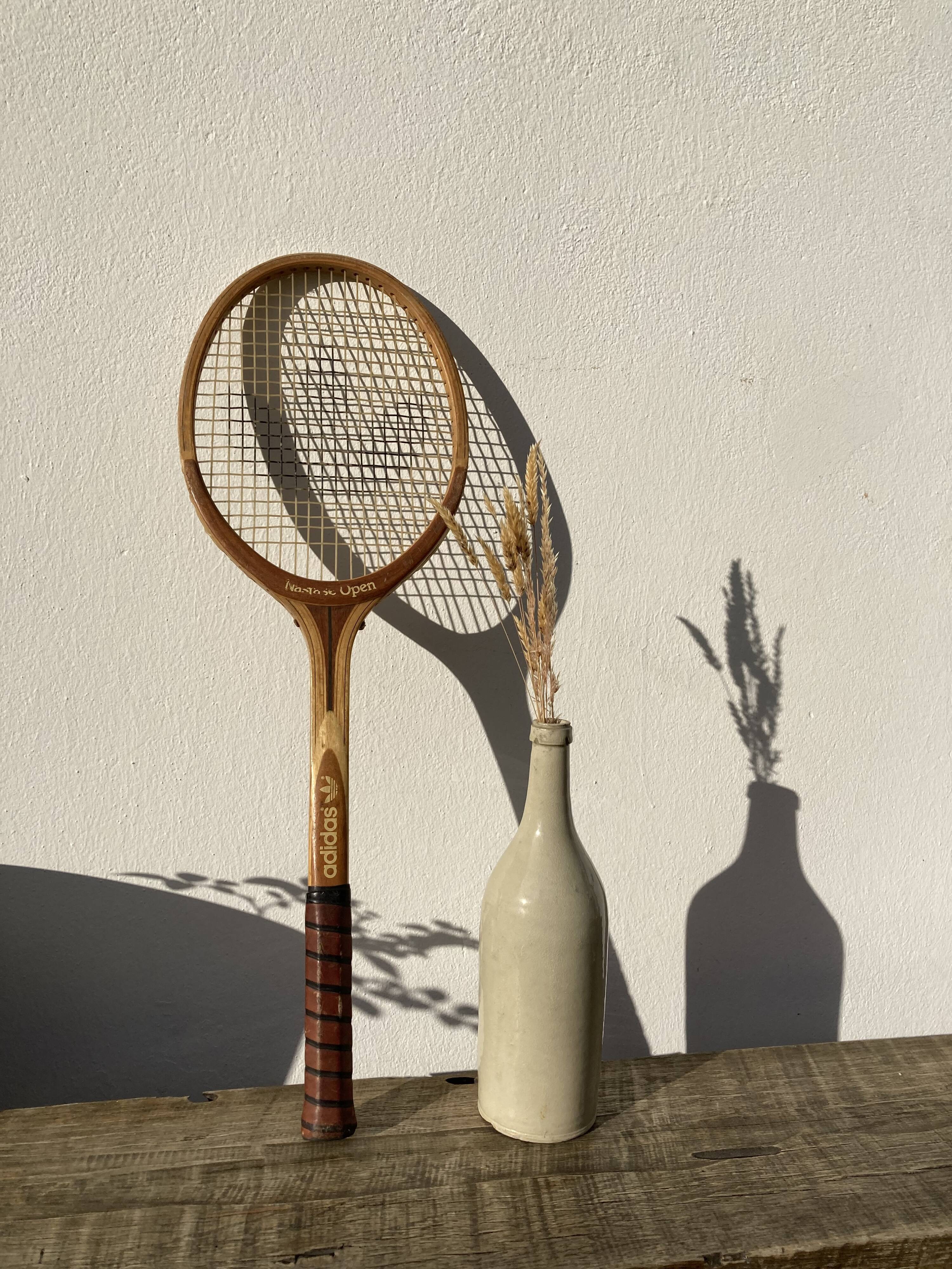 Vintage Adidas tennis racket